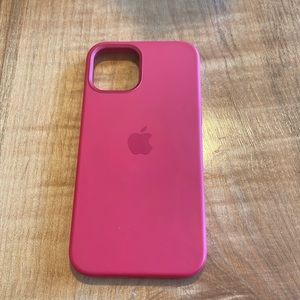 iPhone 12 or 12 Pro Apple Silicone (product red) Case